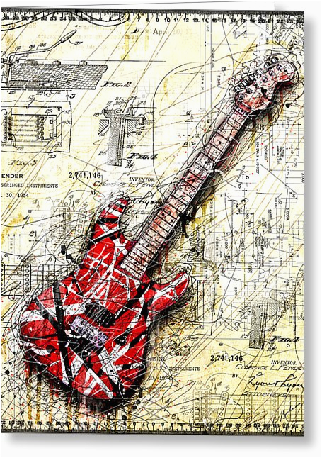 van halen greeting cards fine art america