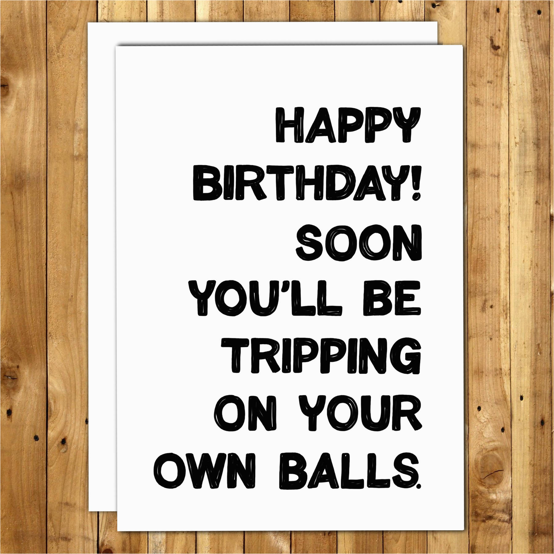 funny birthday card for men card for him