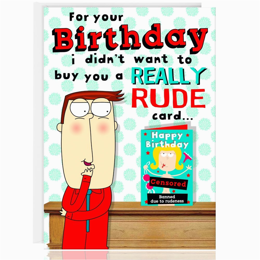 Very Rude Birthday Cards Happy Birthday Greetings Card Funny Humour Cheeky Rude Birthdaybuzz 