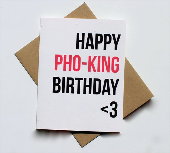 pho card funny birthday card vietnamese