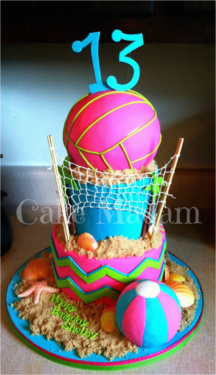 volleyball cakes