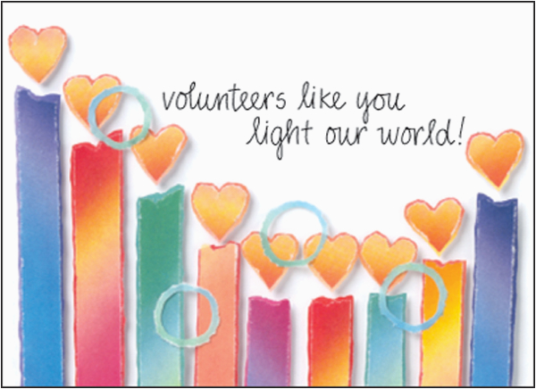 volunteer birthday cards bl173v