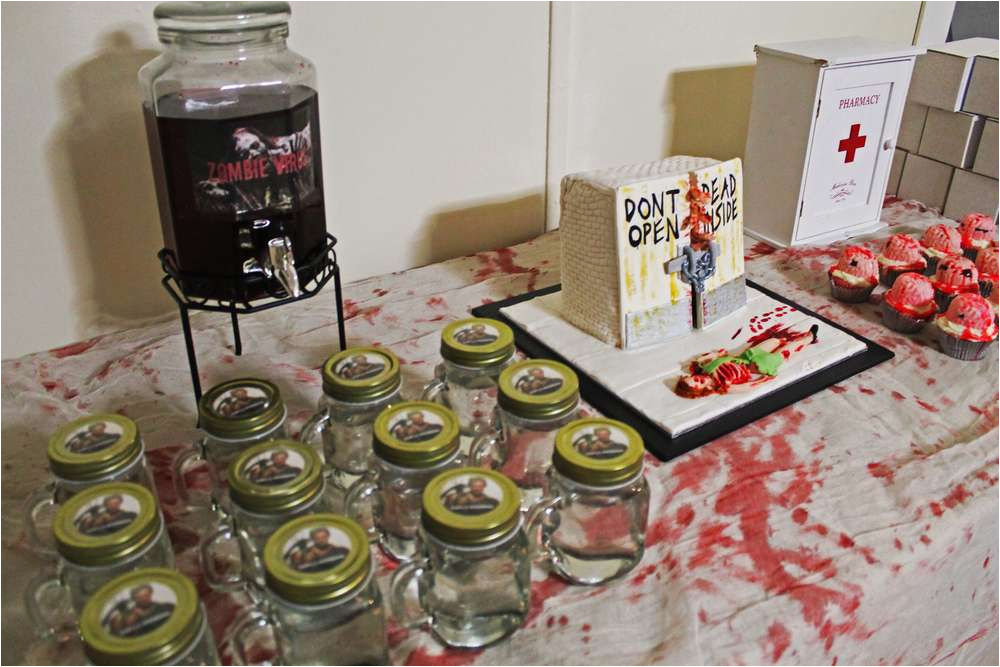 Walking Dead Birthday Decorations the Walking Dead Birthday Party Ideas Photo 4 Of 8