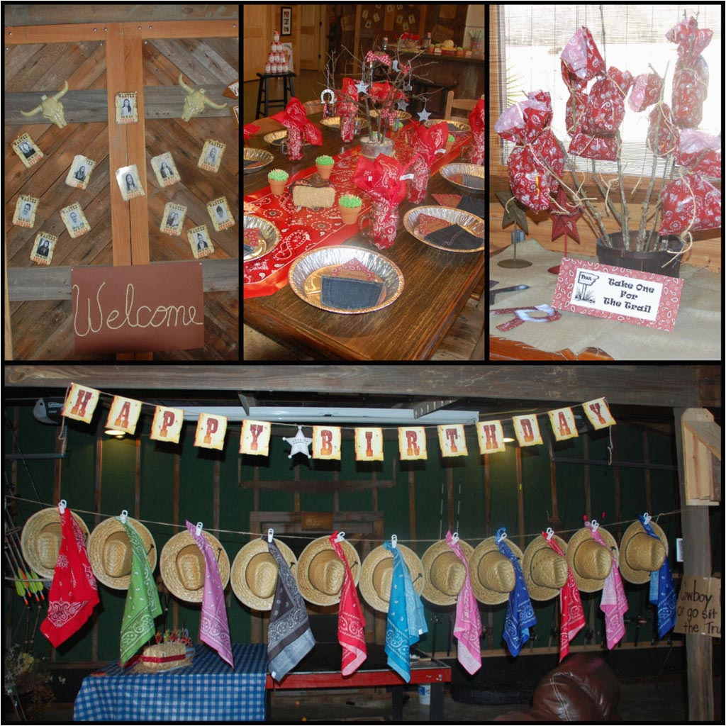 western birthday party decorations