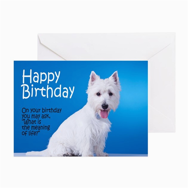 westie birthday card by shopdoggifts