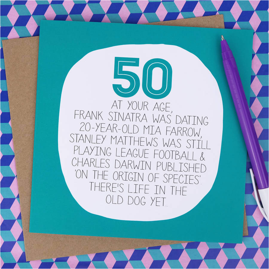 what-to-say-in-a-50th-birthday-card-by-your-age-funny-50th-birthday