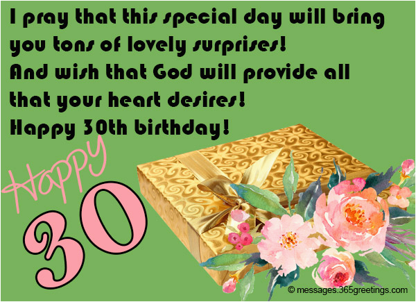 What To Write In A 30th Birthday Card 30th Birthday Wishes And Messages 365greetings Com 