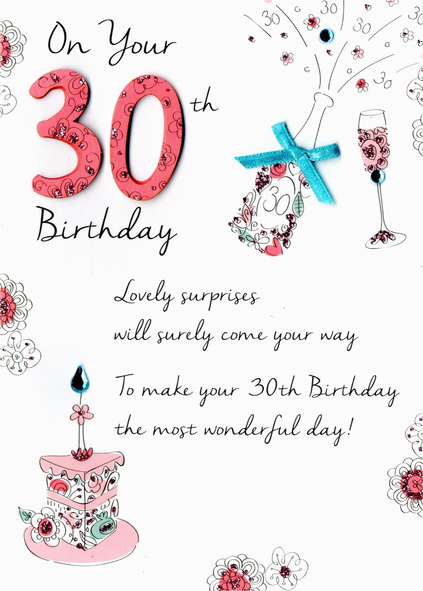 Words To Write In 30th Birthday Card
