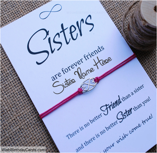 free greetings birthday cards for sister with name