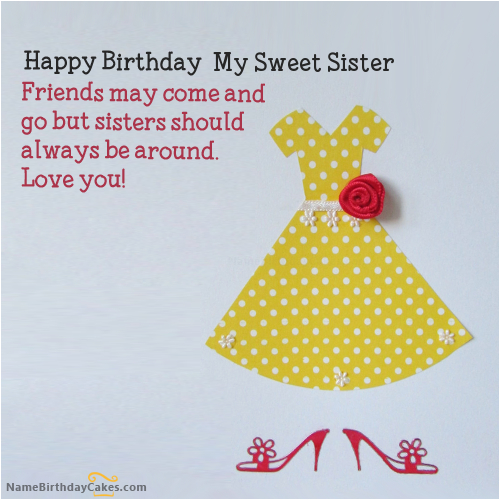 happy birthday wishes for sister