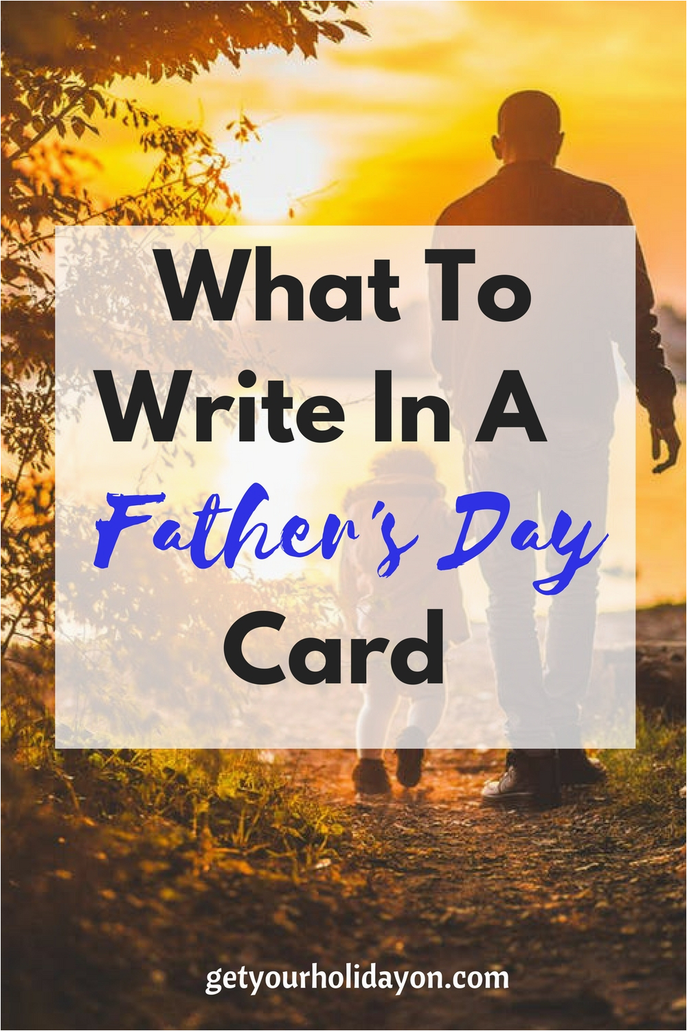 write fathers day card