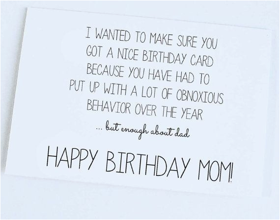 funny quotes to say to your mom on her birthday image