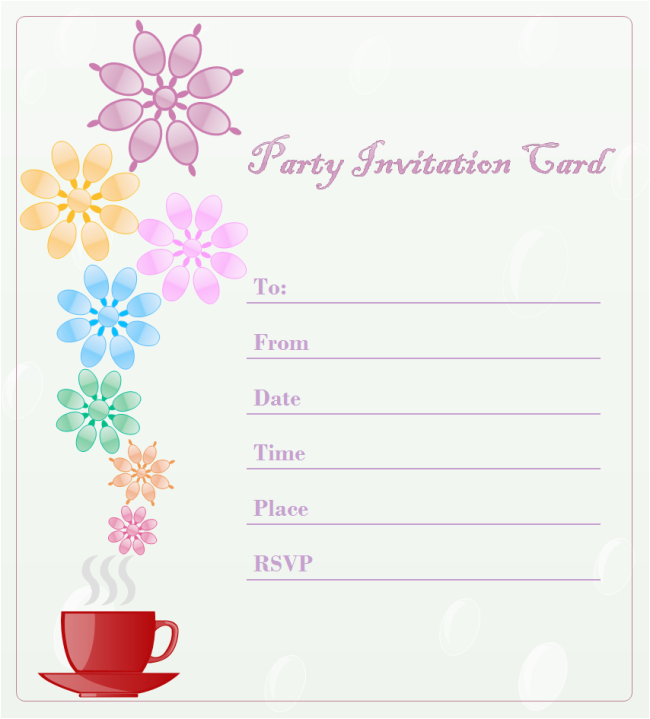 party invitation card free party invitation card templates