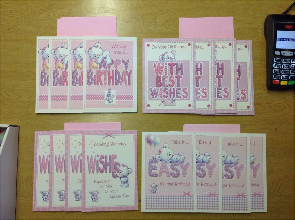 wholesale job lot 16 birthday cards envelopes greetings