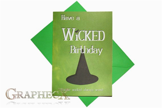 wicked inspired personalized birthday