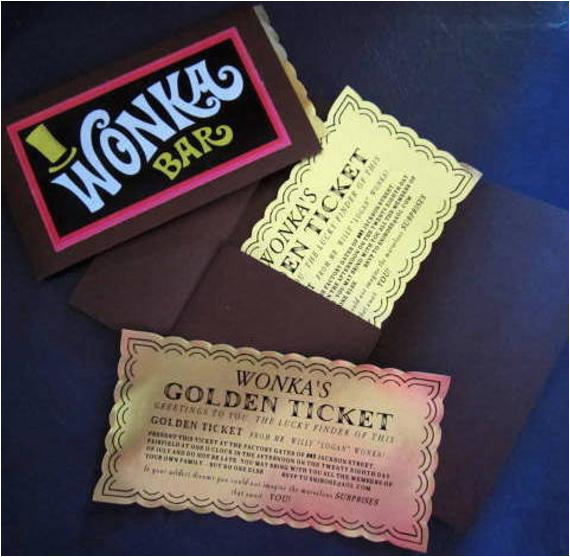 12 willy wonka golden tickets as