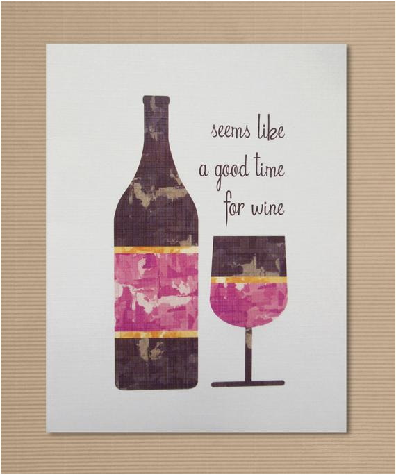 greeting card for wine lovers