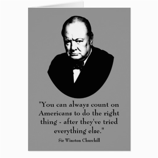winston churchill and funny quote greeting card 137672877319336561