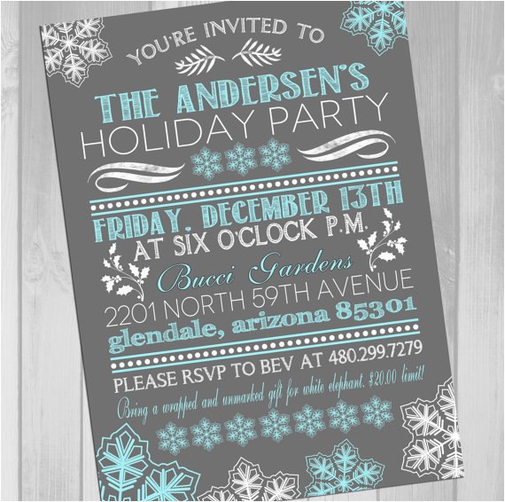 winter party invitation template oxsvitation com