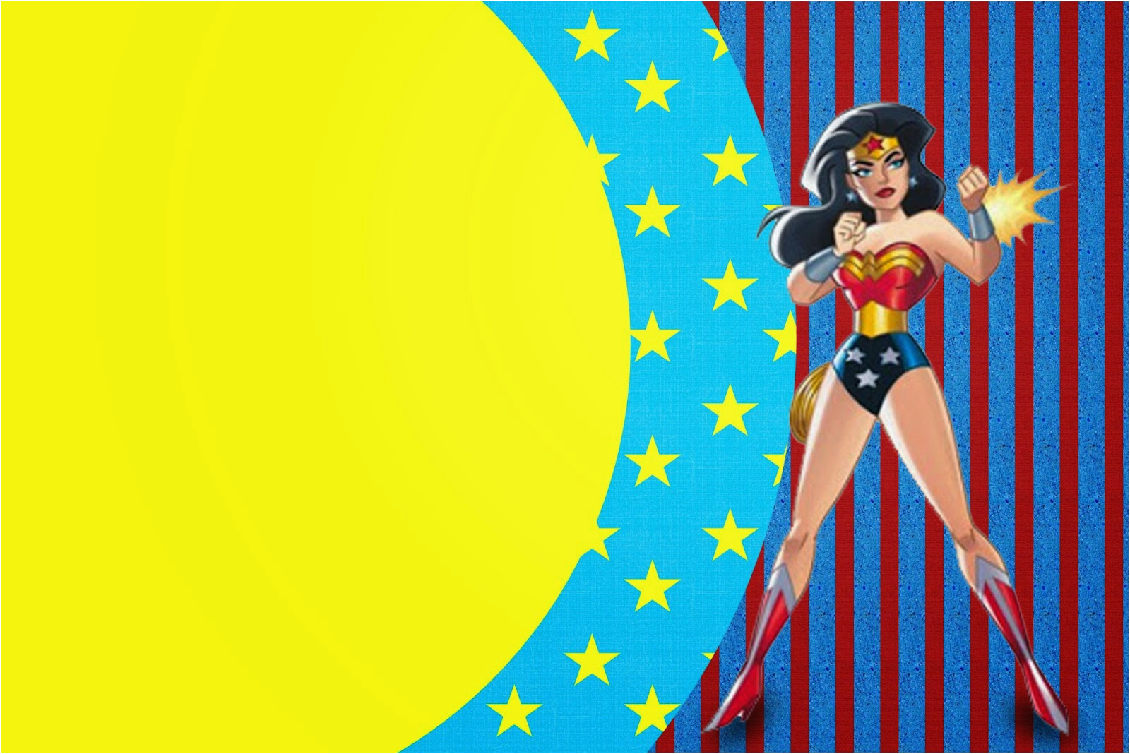 Wonder Woman Birthday Card Printable Wonder Woman Free Printable