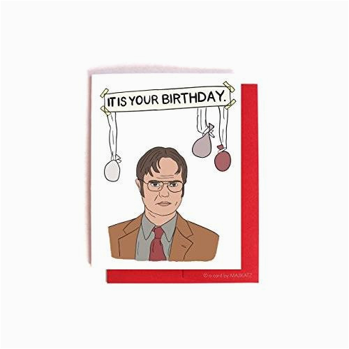 amazon com it is your birthday dwight schrute birthday