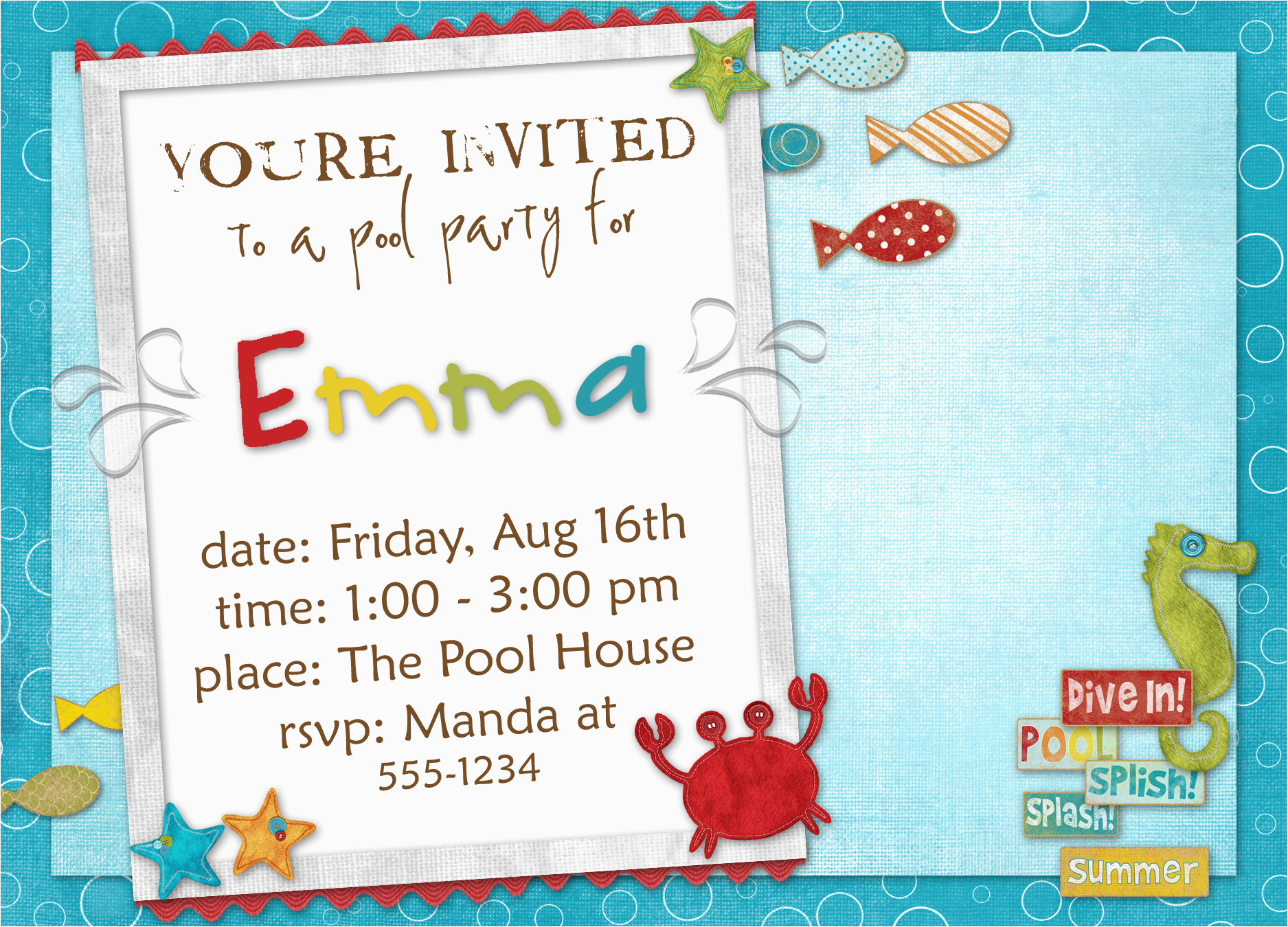 birthday invitation templates