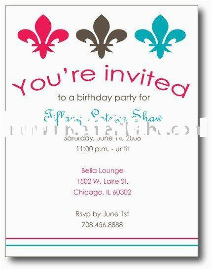 awesome party invitations wording celebrate ideas