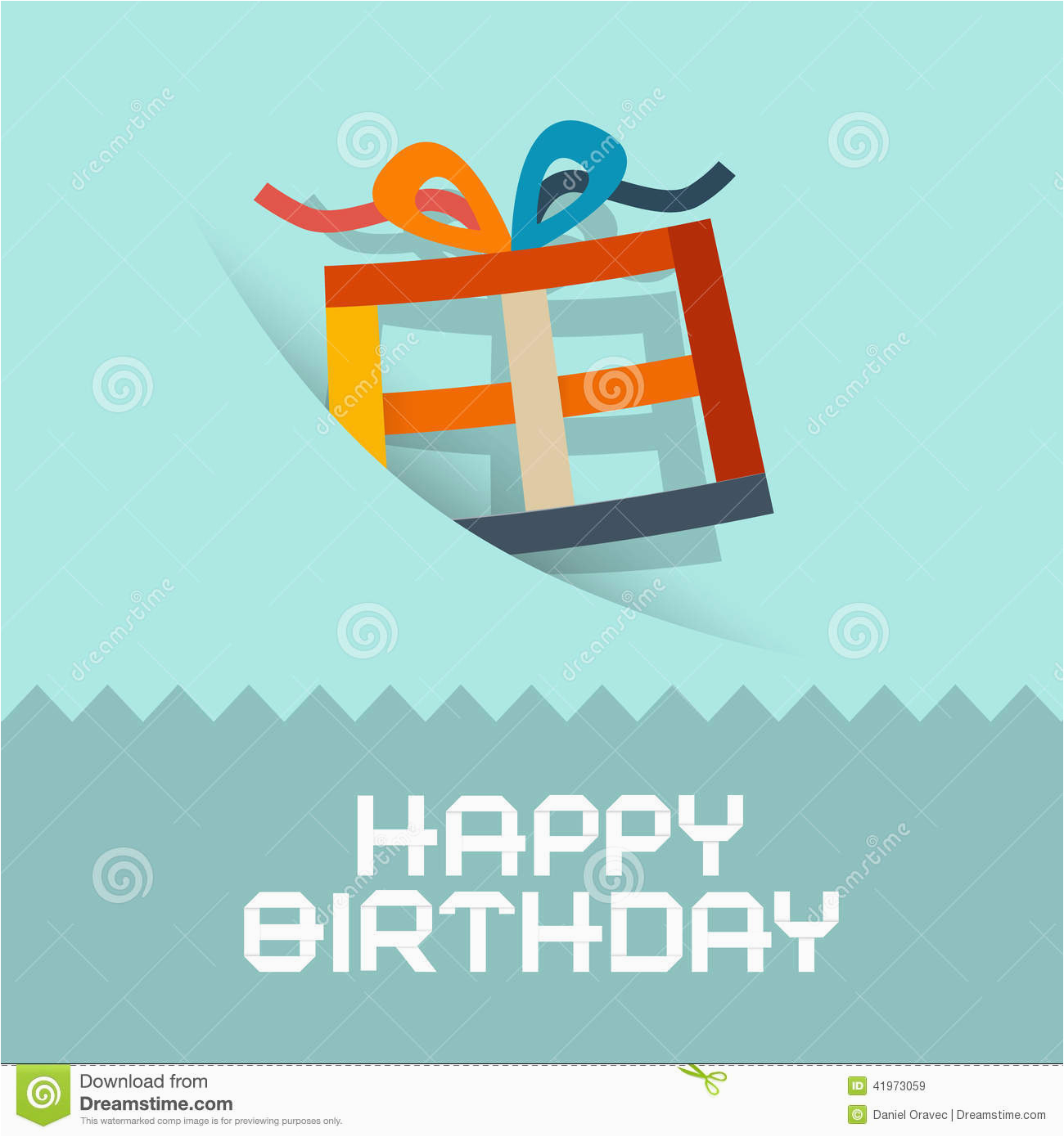 happy birthday card template stock vector illustration