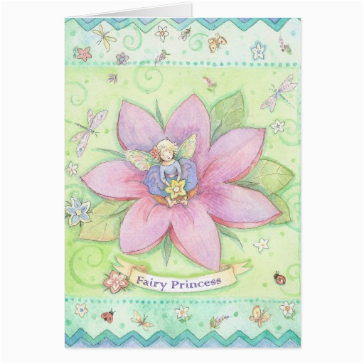 fairy princess birthday card zazzle