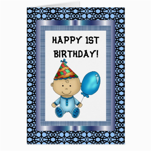 happy 1st birthday card zazzle