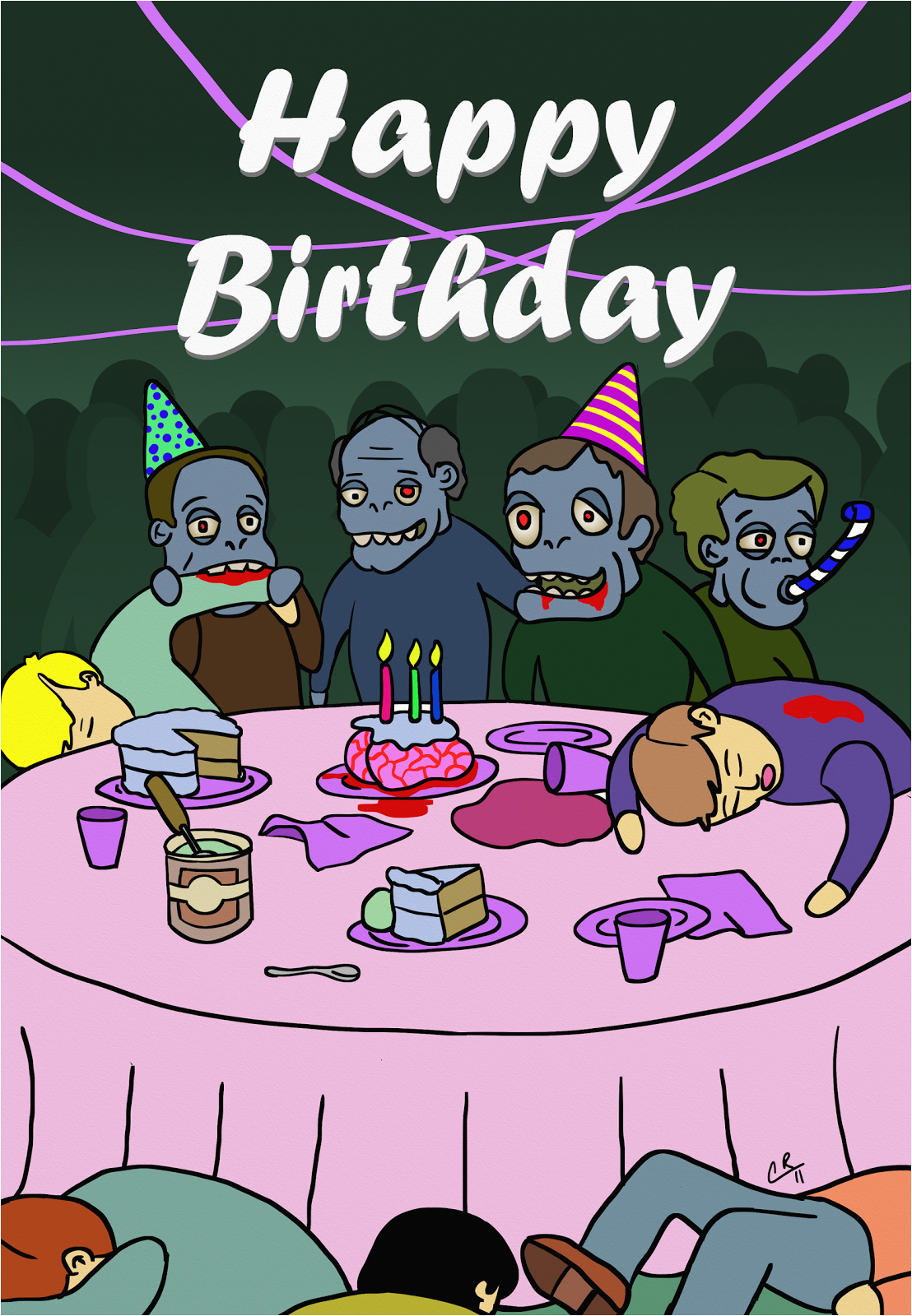 zombie birthday