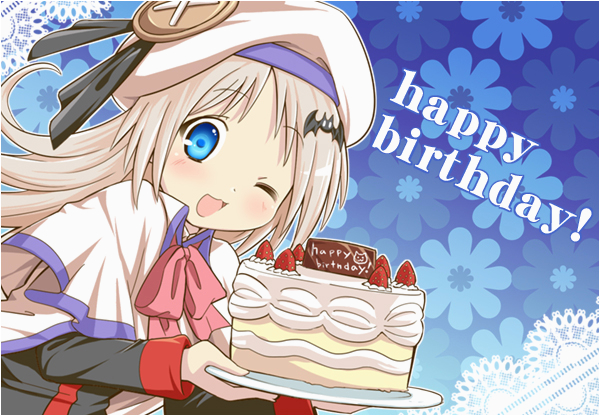 anime birthday clipart