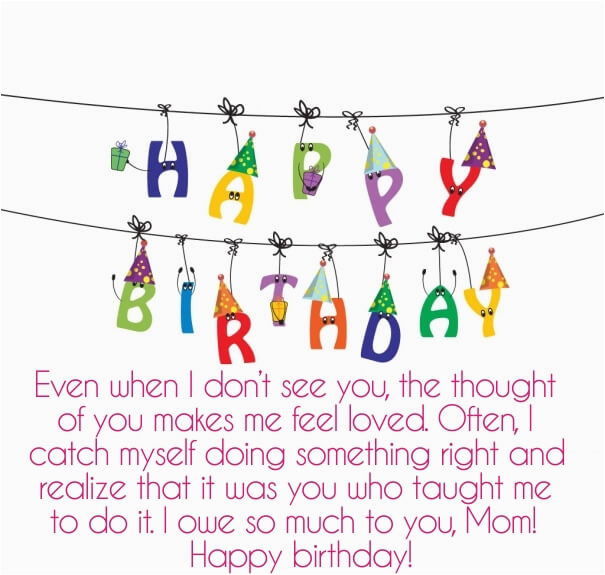 cute happy birthday mom quotes with images