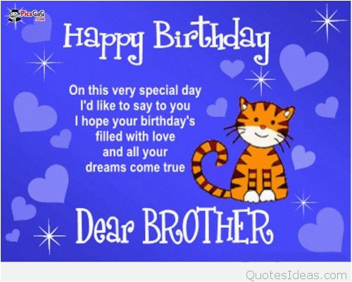 happy birthday brother