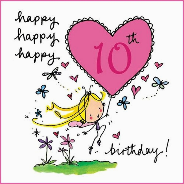 Happy 10th Birthday Daughter Quotes Cute Birthday Messages for 10 Years