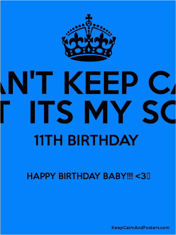 Happy 11th Birthday son Quotes Birthday son Quotes Baby Quotesgram