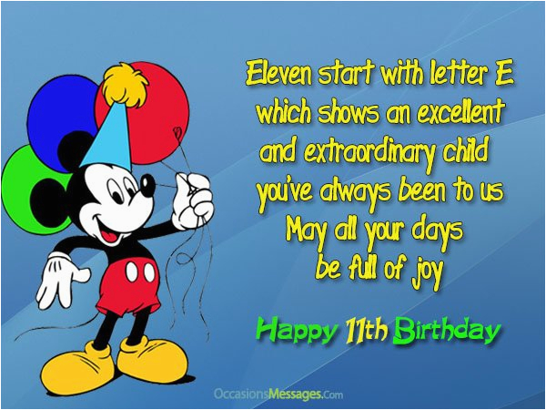 11th birthday wishes quotes