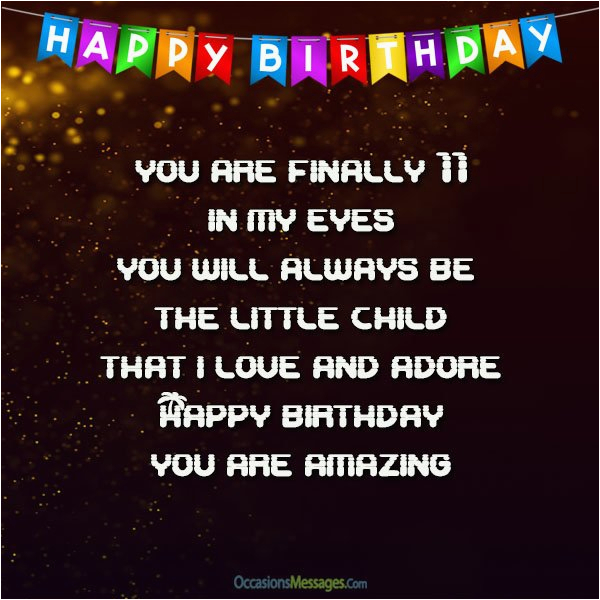 11th birthday wishes quotes