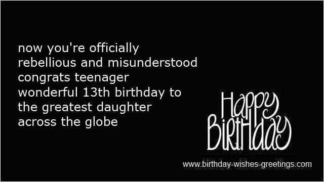 daughter quotes happy 13th birthday