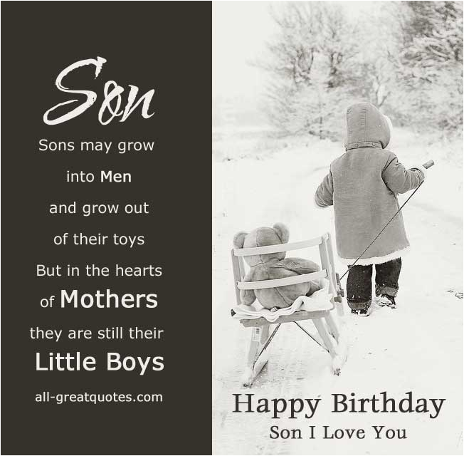 happy birthday to my son in heaven quotes