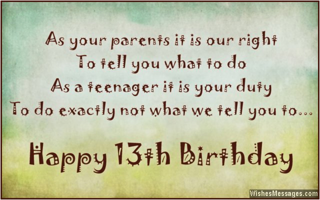 happy 13th birthday son quotes