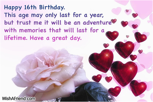 16th birthday quotes for birthday