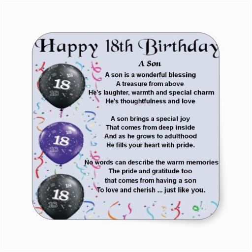 18th birthday quotes for son