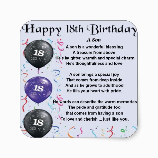 18 birthday quotes for son