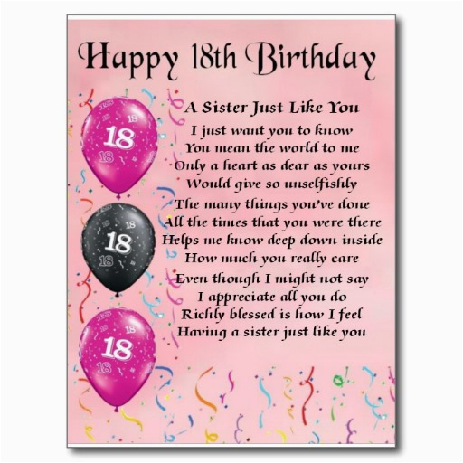 18th birthday poems quotes