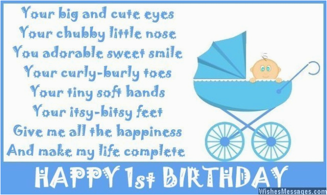 1st birthday poems happy first birthday poems