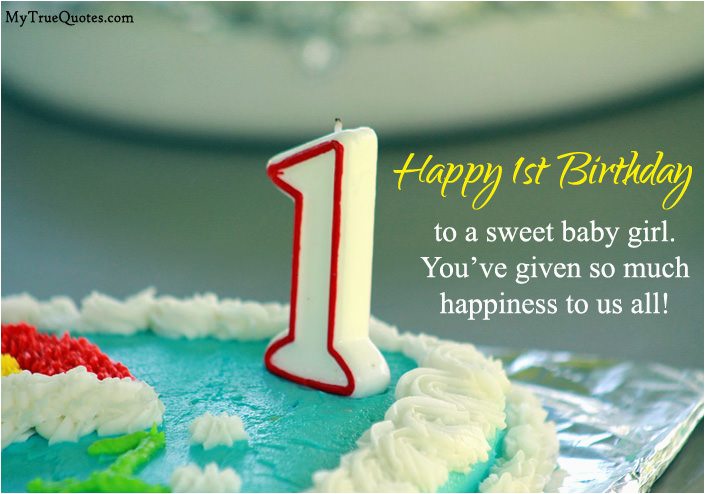 1st birthday quotes for baby girl boy