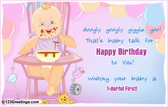 Happy 1st Birthday Baby Girl Quotes | BirthdayBuzz
