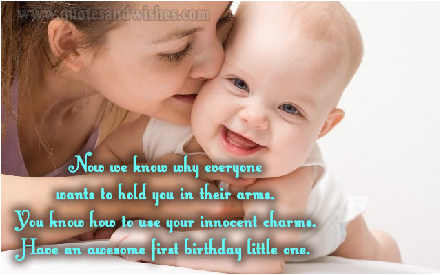 1st birthday quotes for cards