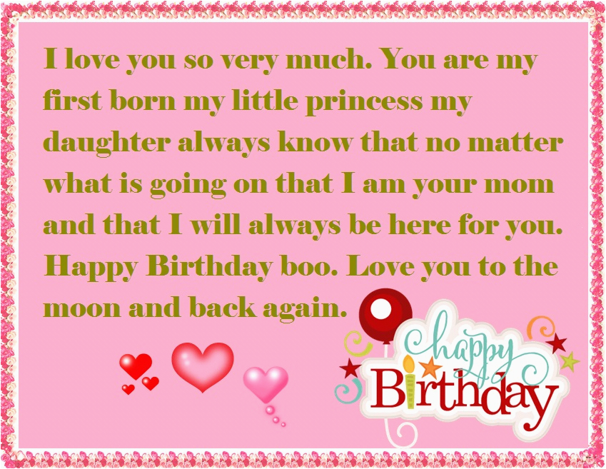 daughter birthday wishes